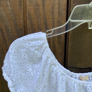 Hollister eyelet shirt